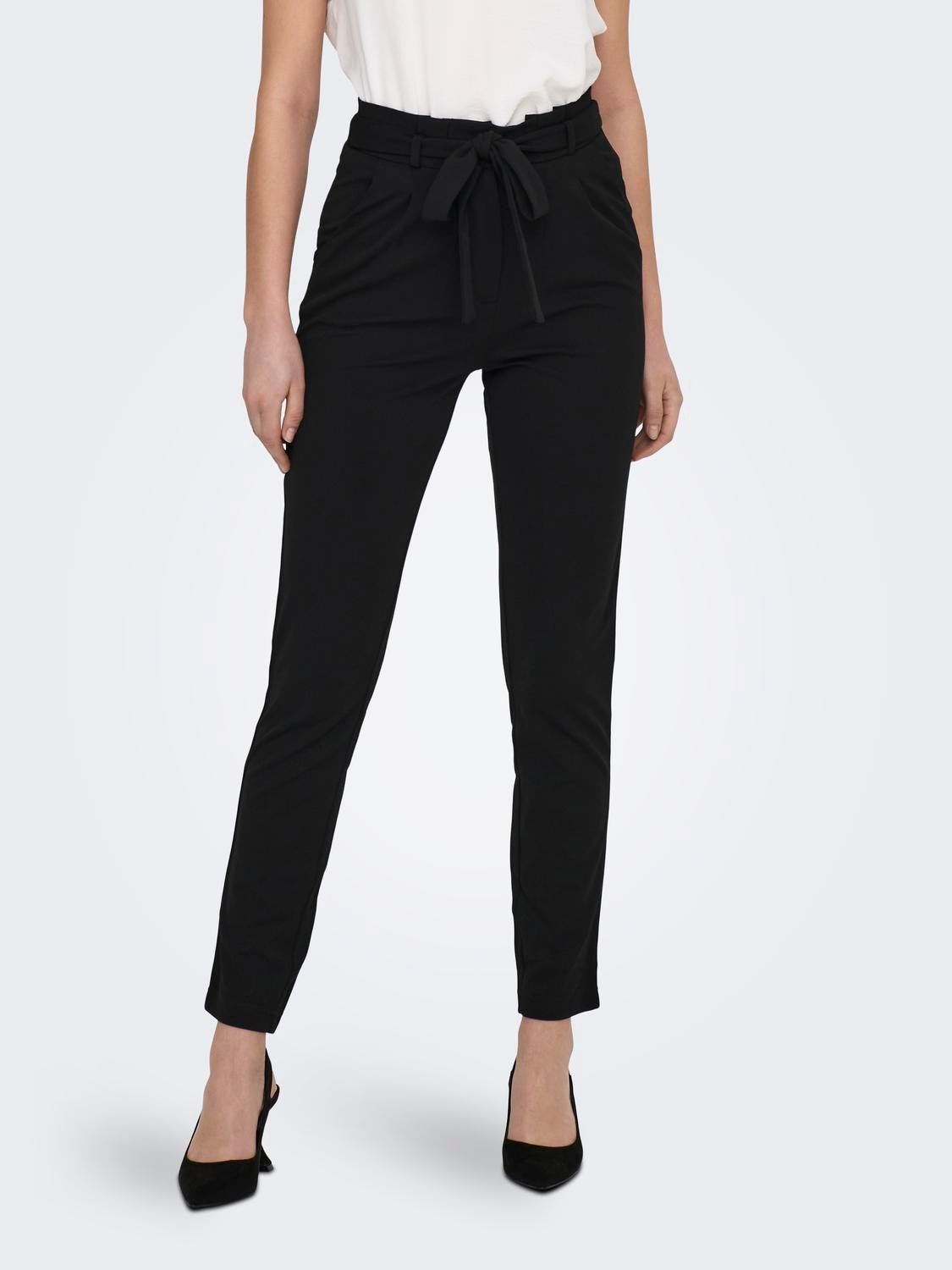 ONLY Pantalons Regular Fit -Black - 15205820