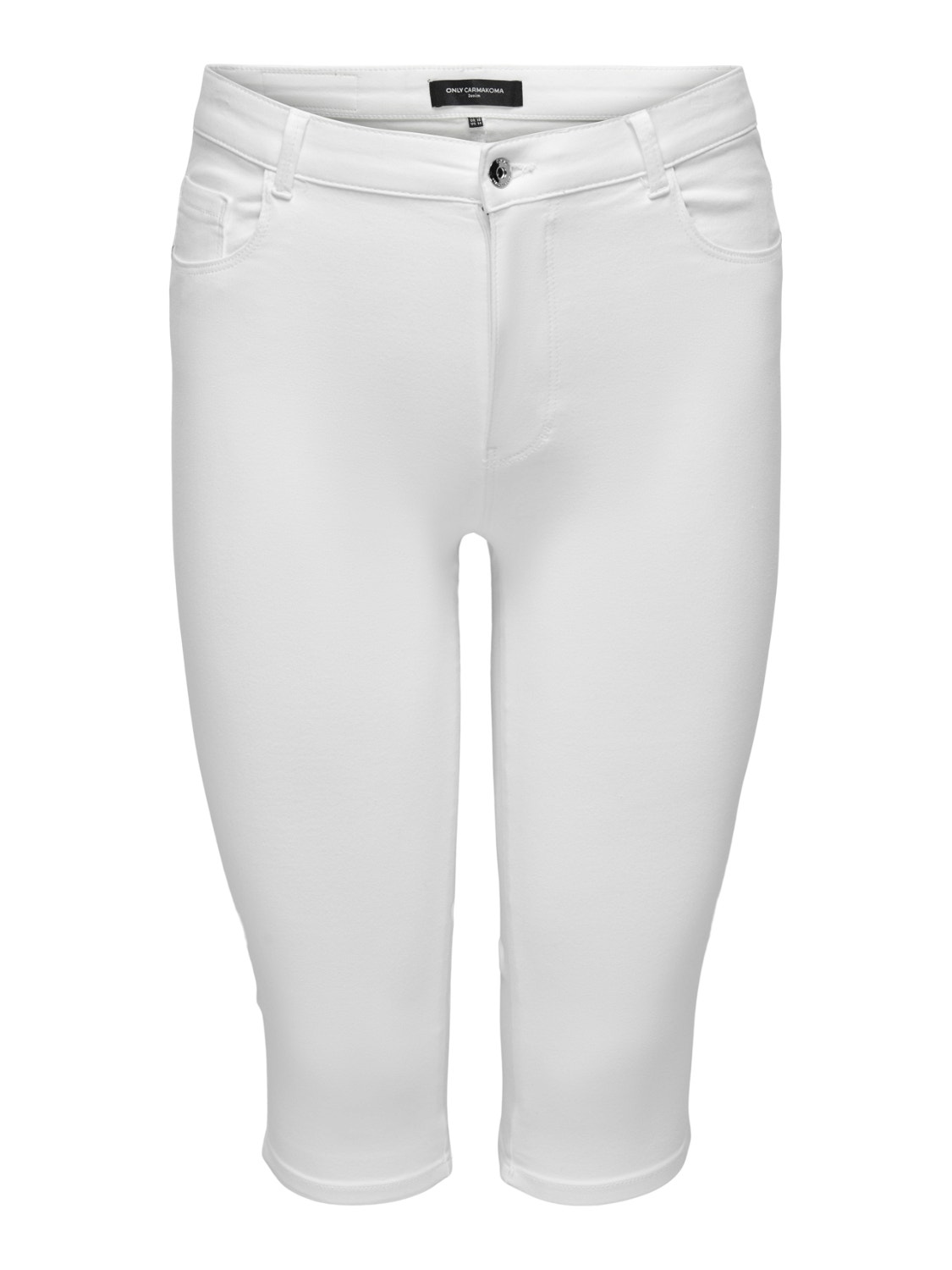 ONLY Shorts Skinny Fit Taille haute -White - 15205938
