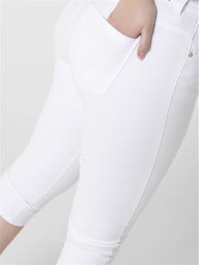 ONLY caraugusta hw skinny dnm knickers white -White - 15205938