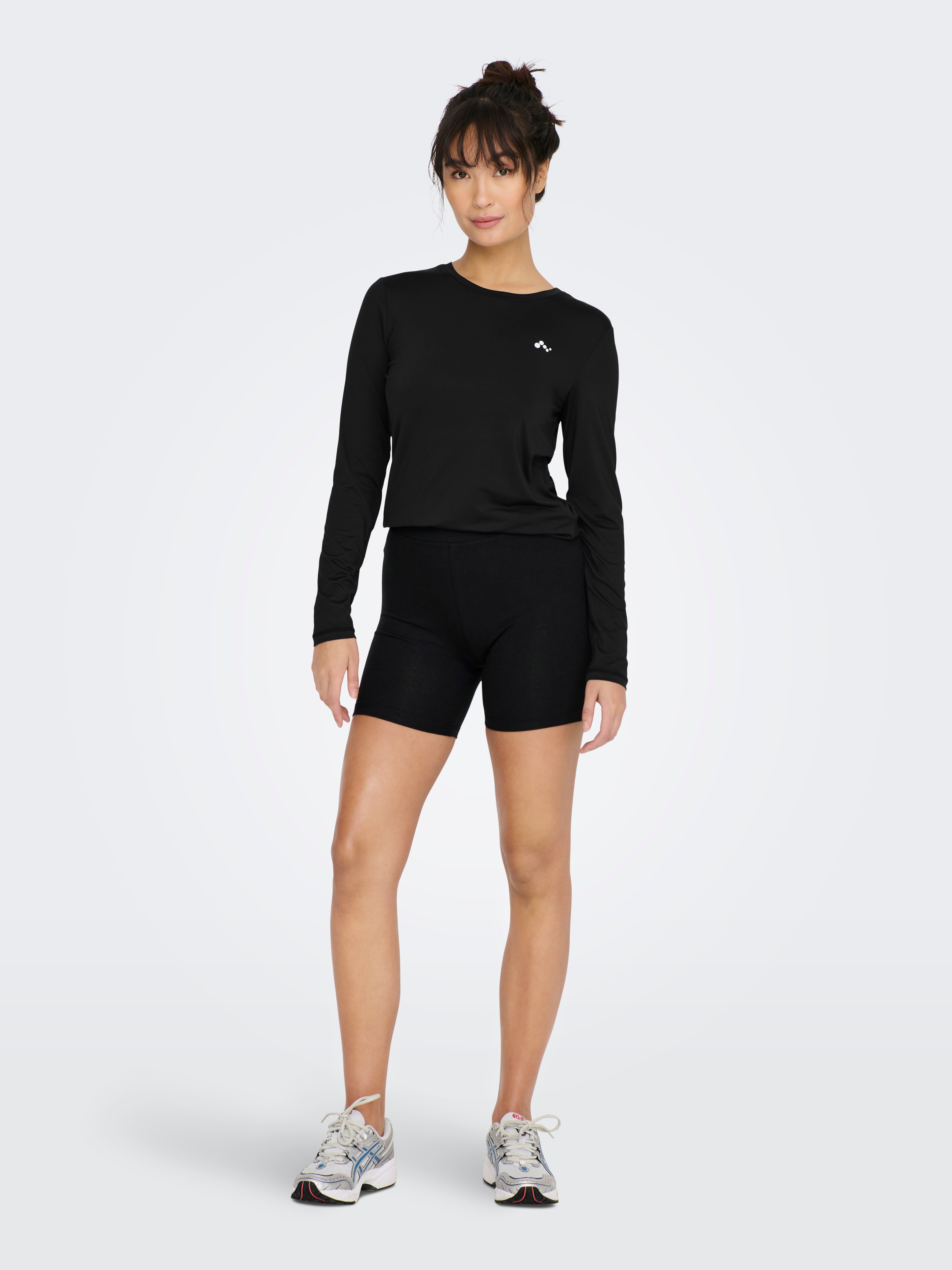 Slim fit black shorts online