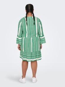 ONLY Oversize Fit V-Neck Short dress -Jelly Bean - 15206065