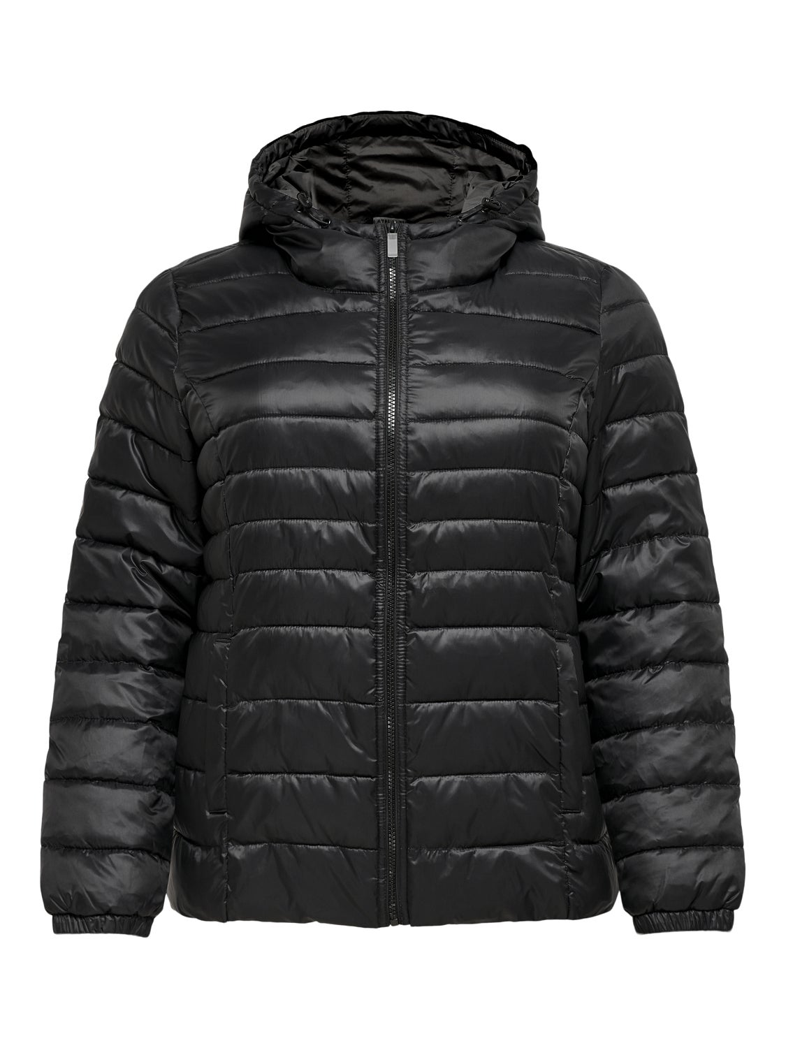 Ladies black sale hooded jacket