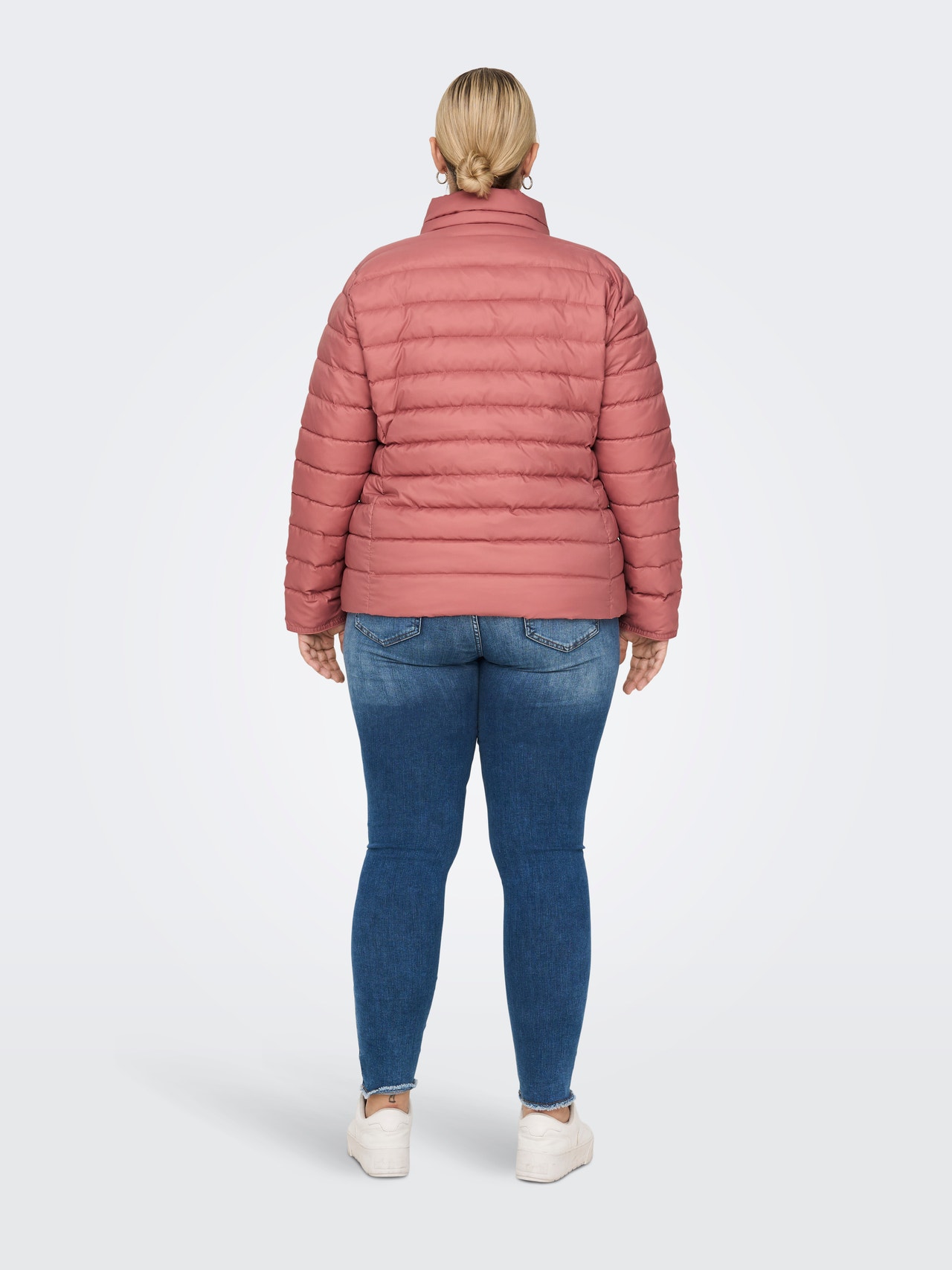 ONLY Curvy short Quilted jacket -Withered Rose - 15206089