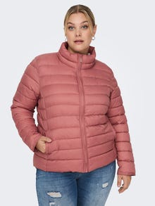 ONLY Kurze Curvy Steppjacke -Withered Rose - 15206089