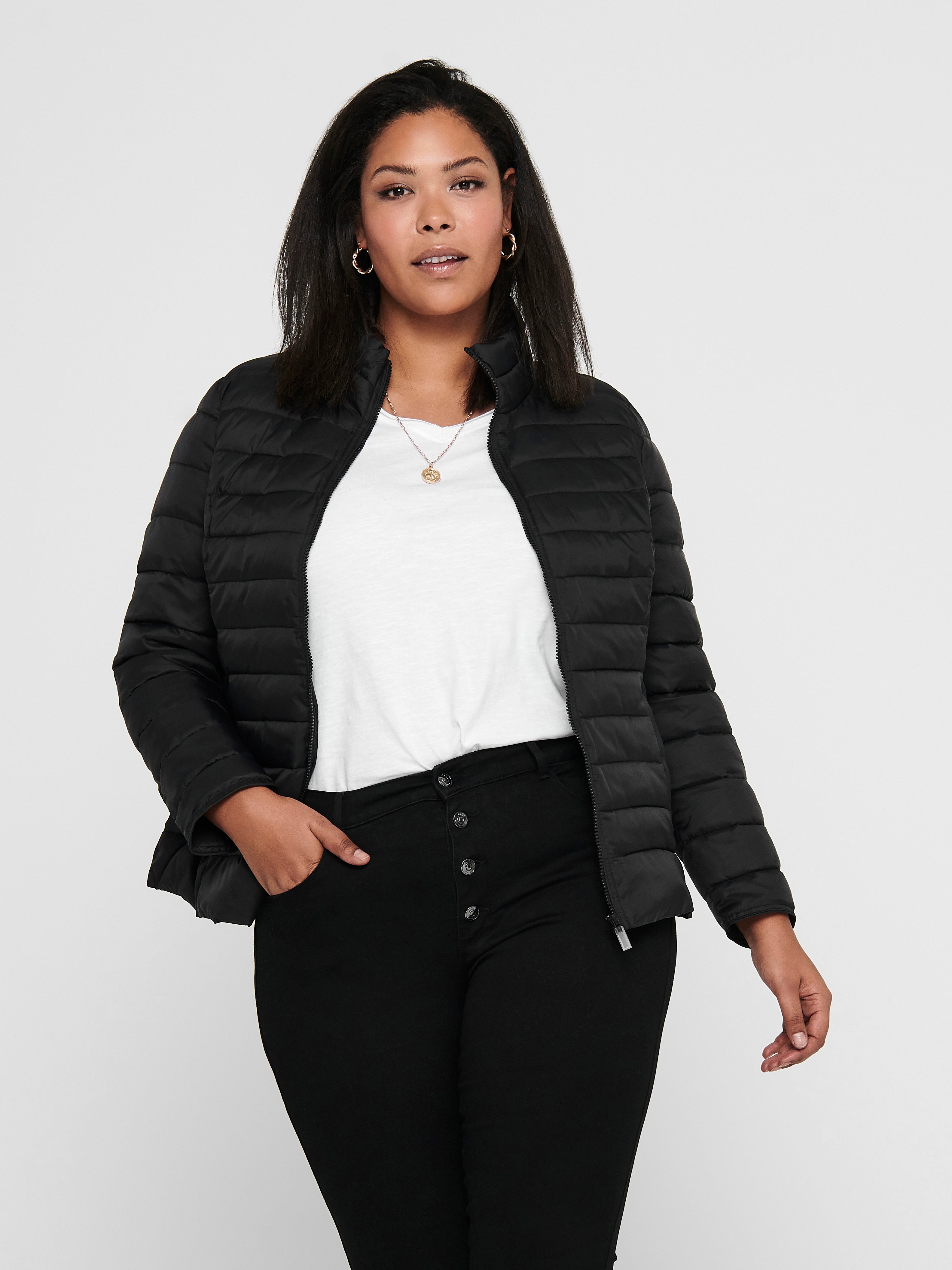 Plus size best sale short puffer jacket