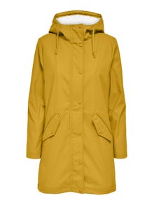 ONLY Hood with string regulation Coat -Tawny Olive - 15206116