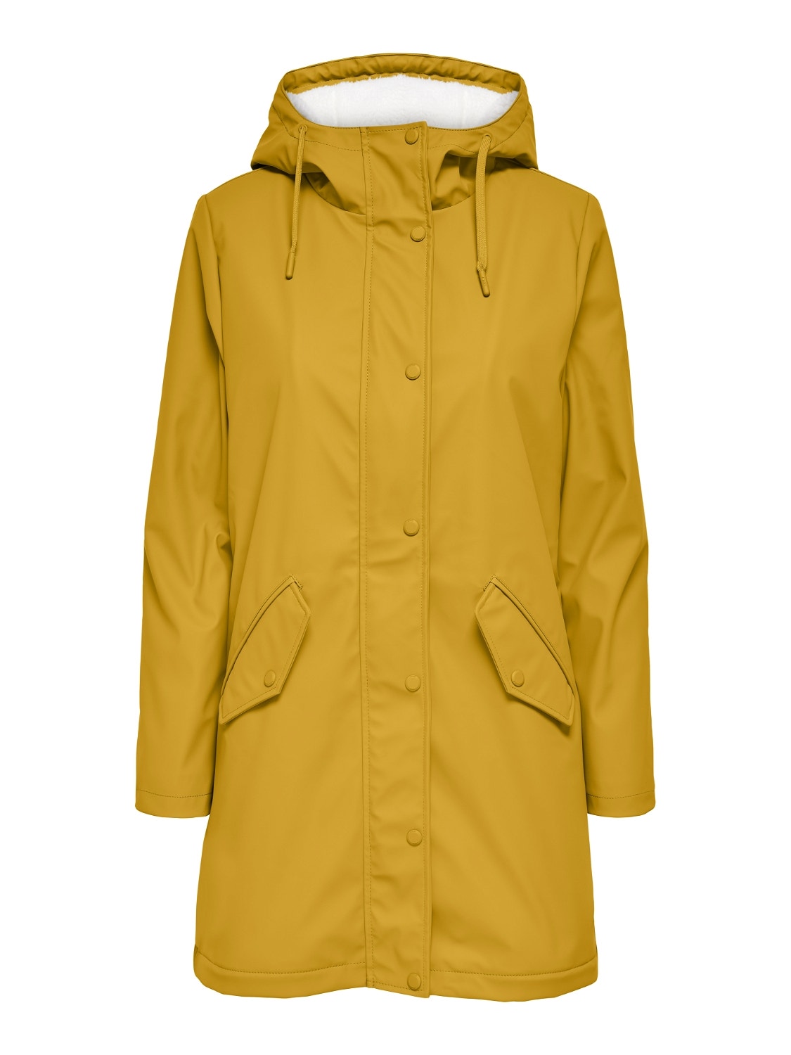 ONLY Rain jacket with teddy lining -Tawny Olive - 15206116
