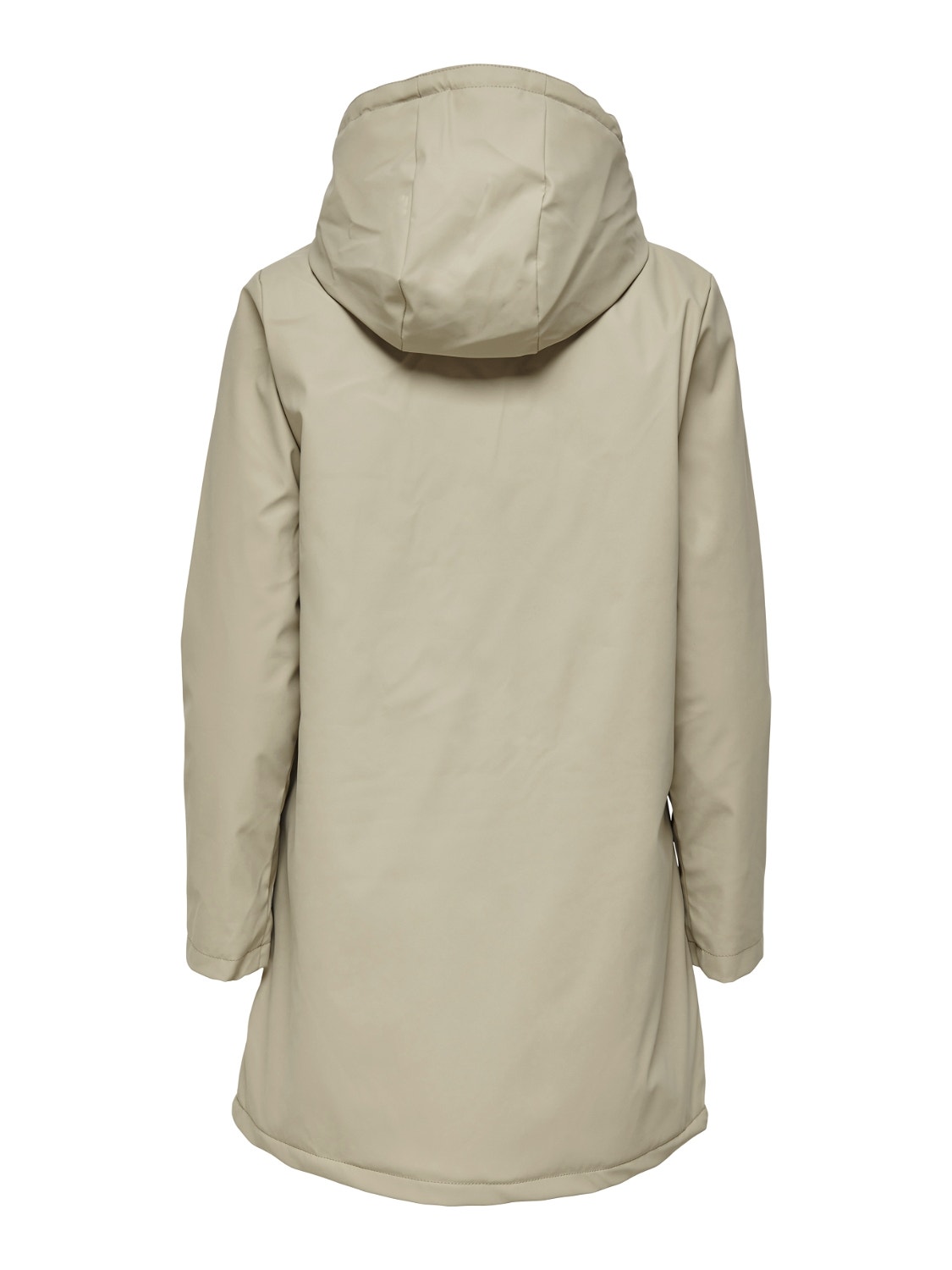ONLY Hood with string regulation Coat -Crockery - 15206116