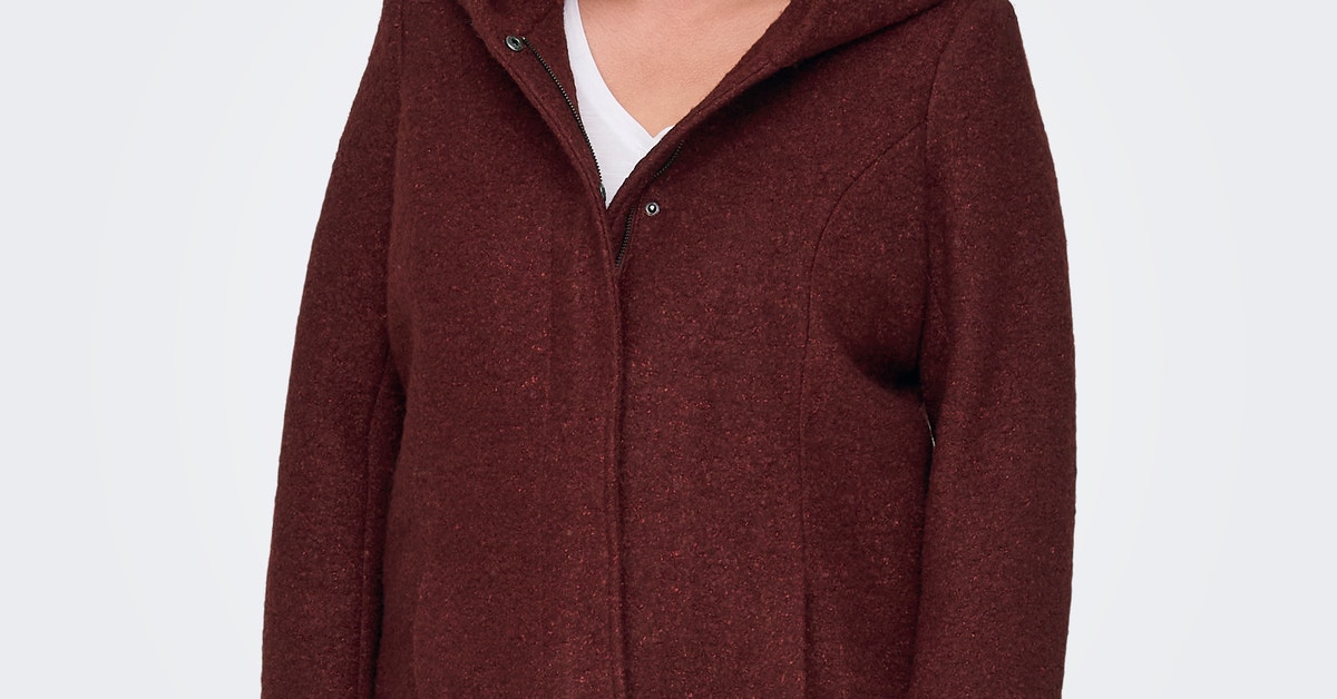 CARNEWSEDONA Mantel Dunkles Violett ONLY®