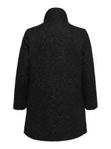 ONLY Curvy Wool Coat -Black - 15206226