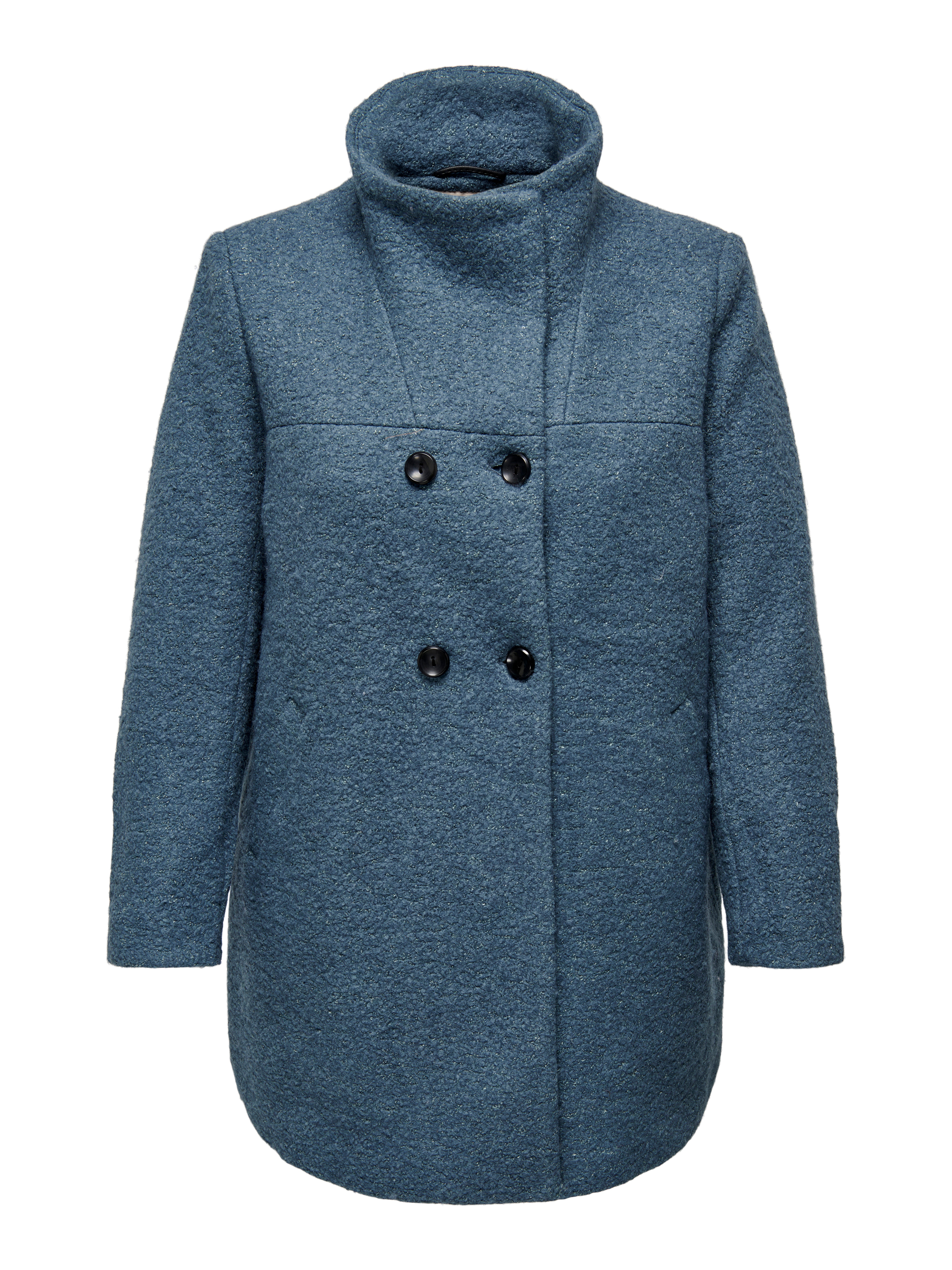 long teddy coat grey