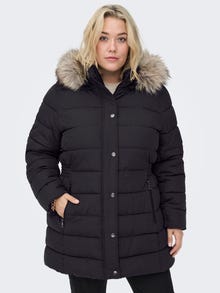 ONLY Curvy long Quilted jacket -Phantom - 15206227