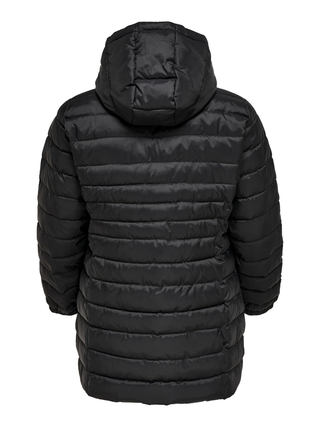 ONLY Curvy long Quilted jacket -Black - 15206377