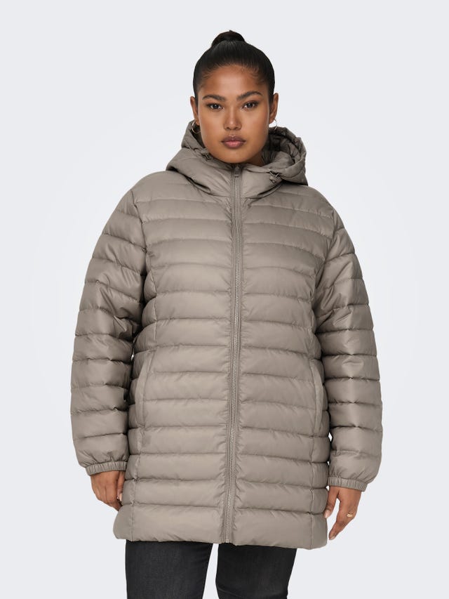 ONLY Curvy long Quilted jacket - 15206377