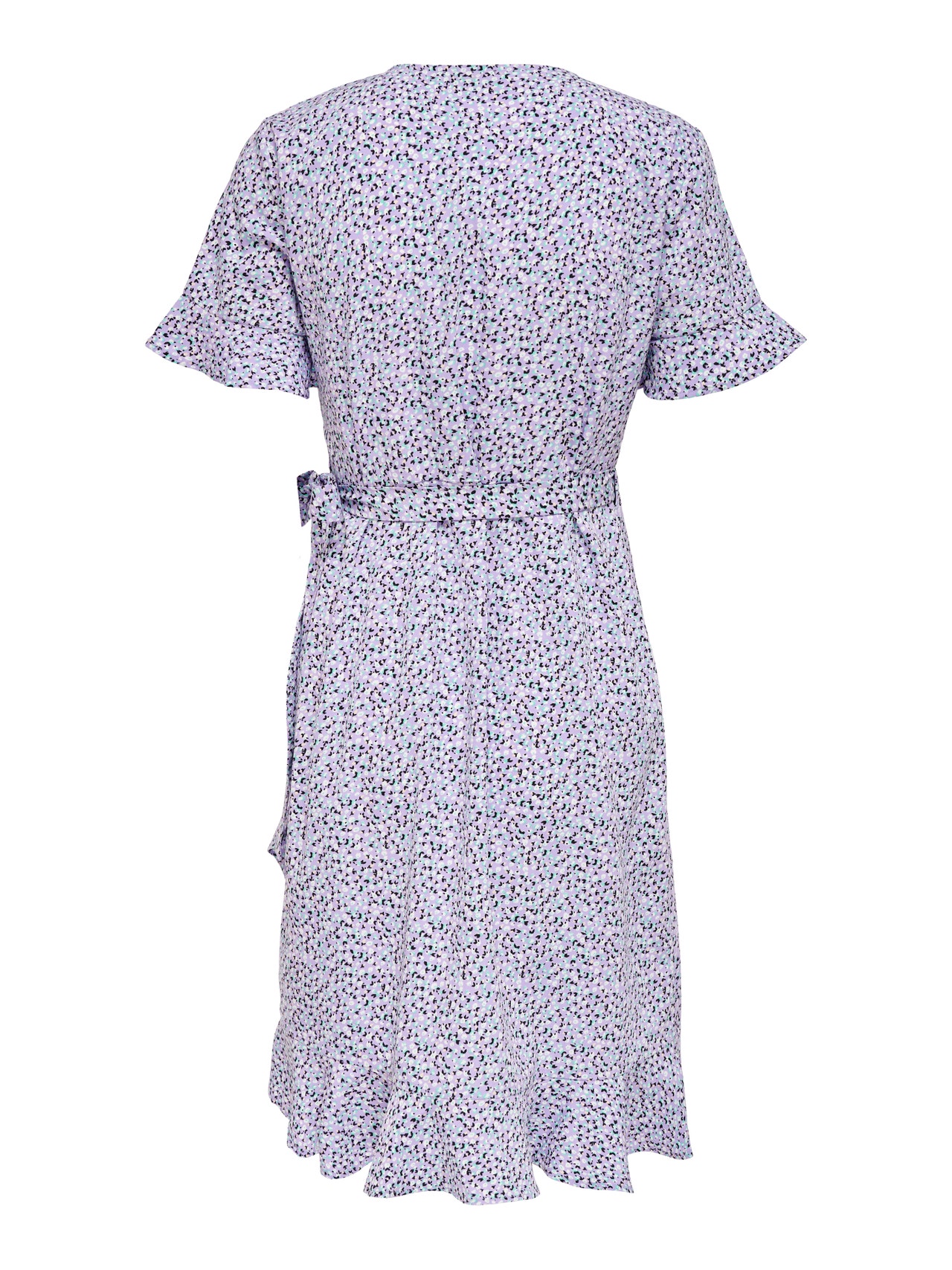 ONLY Regular Fit V-Neck Short dress -Chinese Violet - 15206407