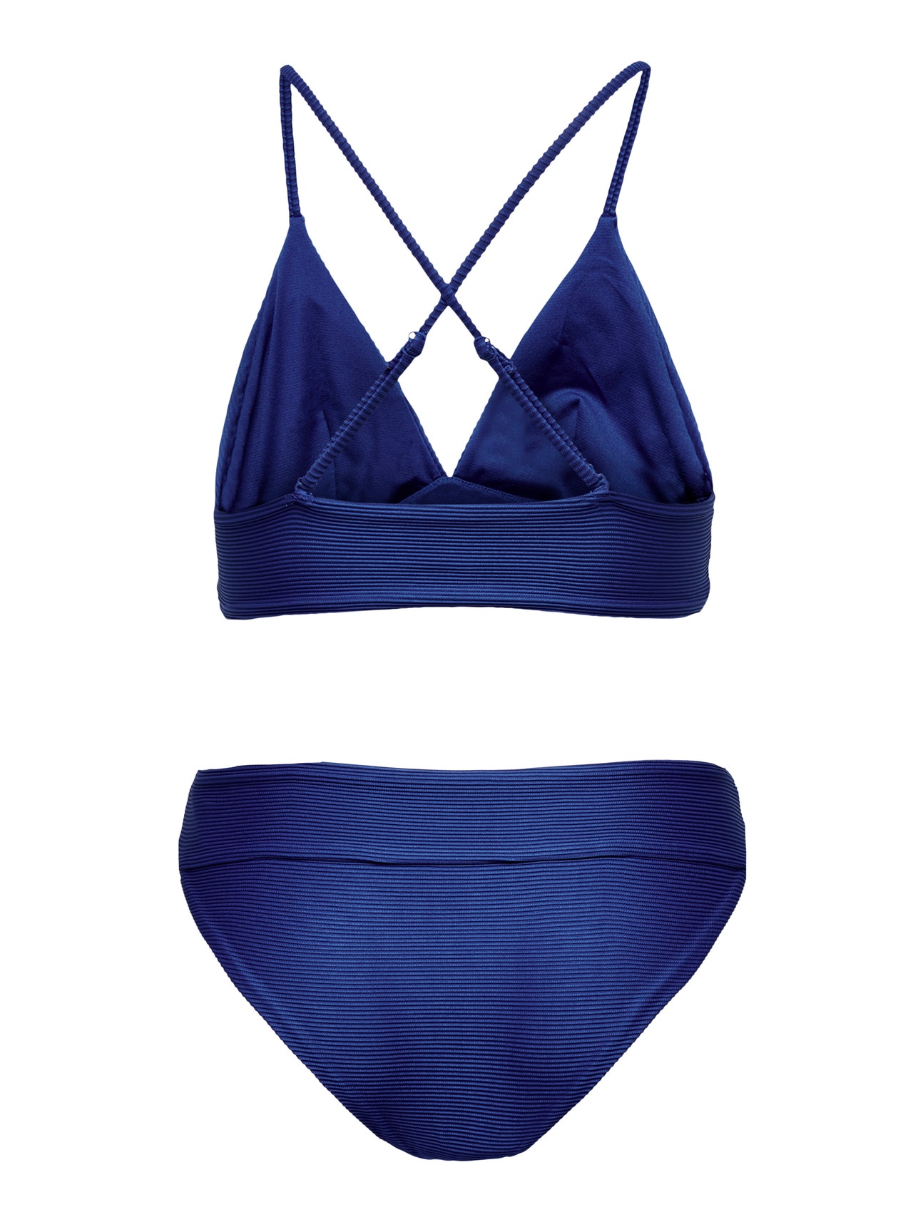 ONLY Triangle Bikini set -Mazarine Blue - 15206449
