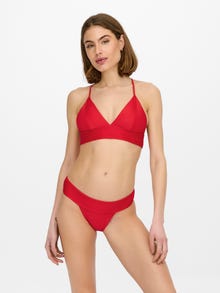 ONLY Trekantig Bikini -Mars Red - 15206449