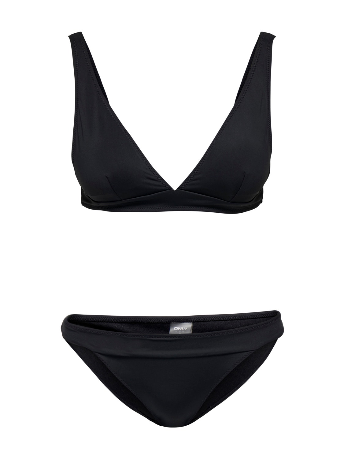 ONLY Low waist Wide straps Swimwear -Black - 15206468