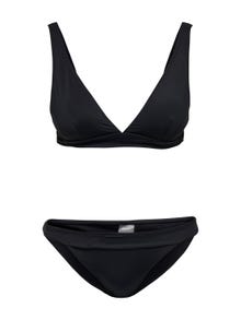 ONLY Trekantet Bikini sæt -Black - 15206468