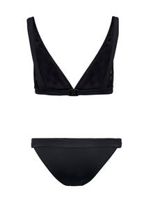 ONLY Trekantet Bikini sæt -Black - 15206468