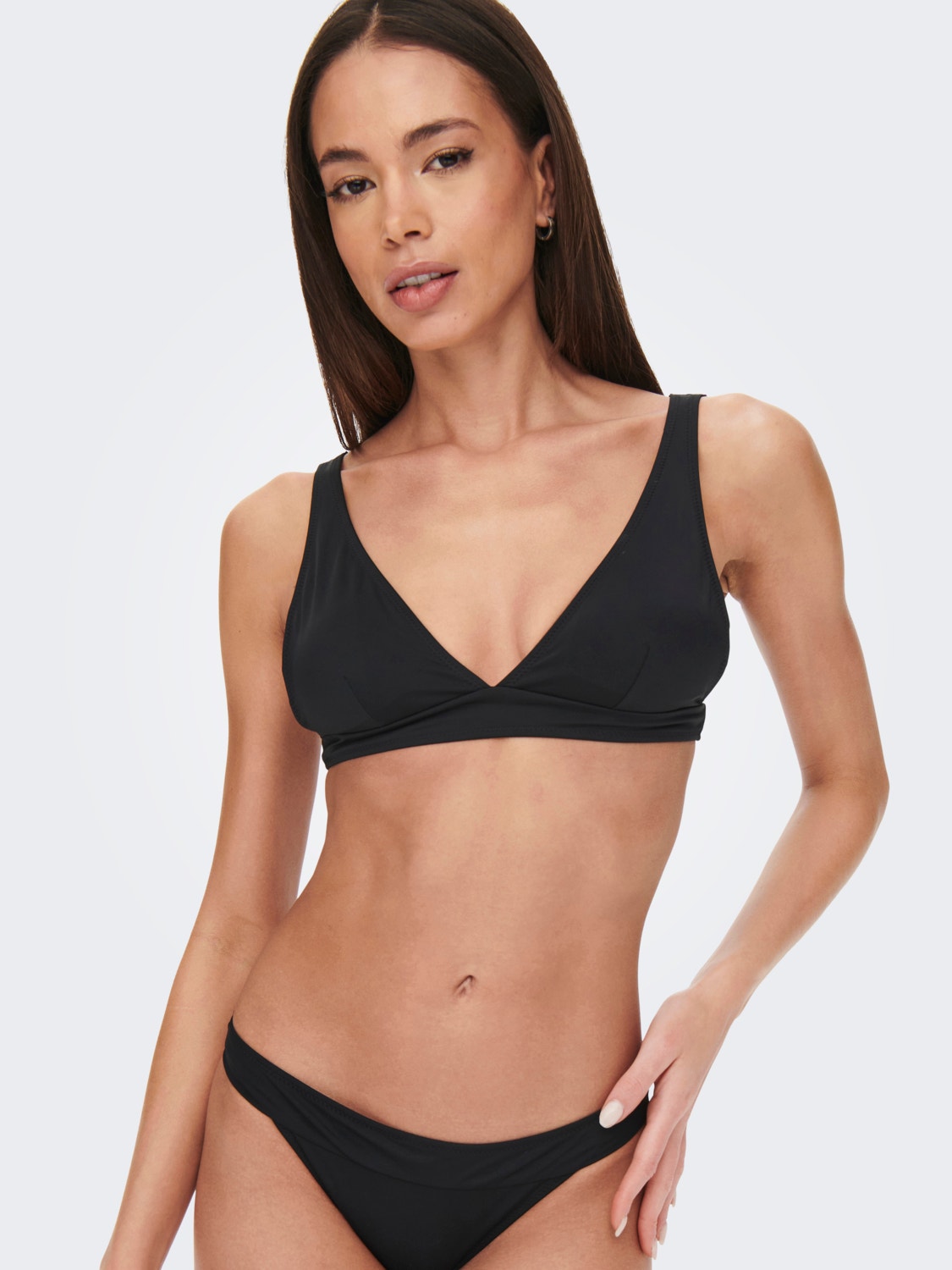 ONLY Low waist Wide straps Swimwear -Black - 15206468