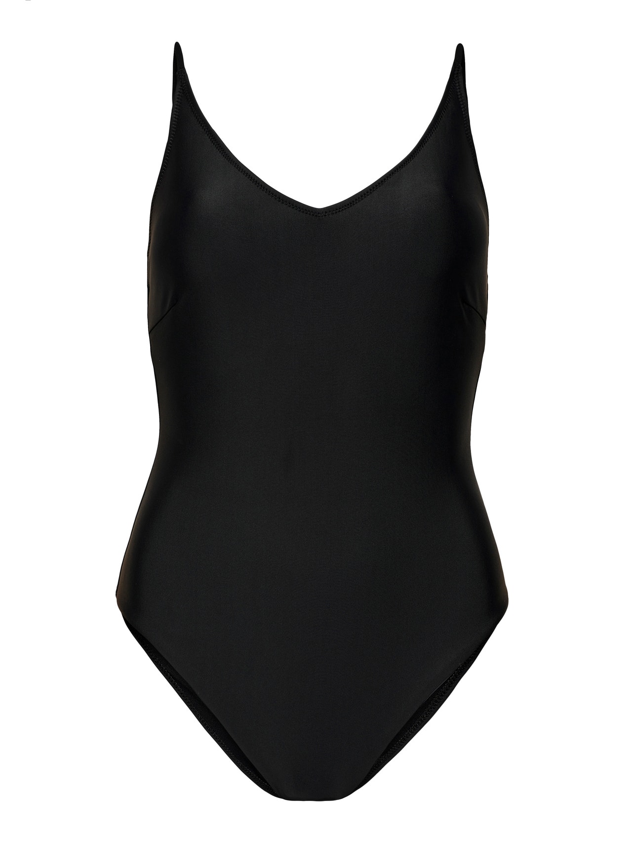 ONLY Deep v-neck Swimsuit -Black - 15206475