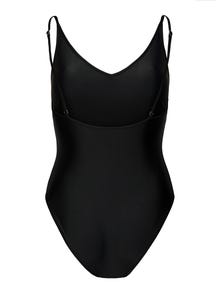 ONLY Deep v-neck Swimsuit -Black - 15206475
