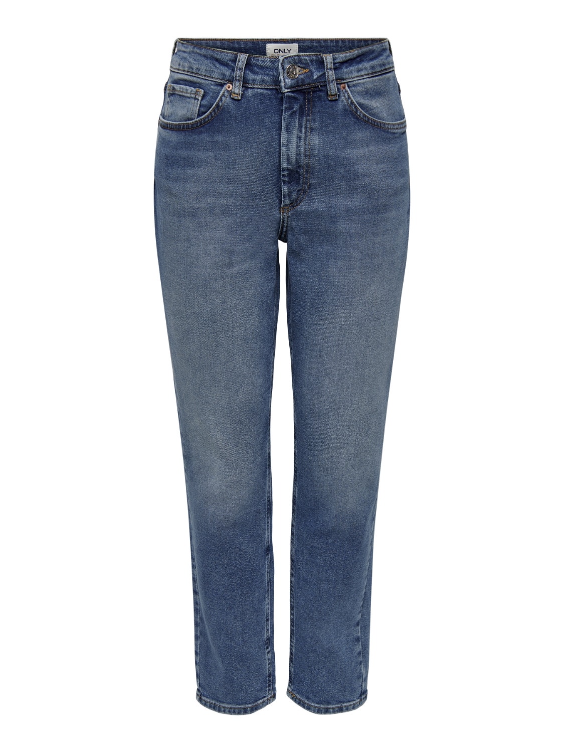 ONLY Hohe Taille Jeans -Dark Blue Denim - 15206610