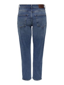 ONLY Jeans Mom Fit -Dark Blue Denim - 15206610