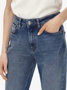 ONLY Hohe Taille Jeans -Dark Blue Denim - 15206610
