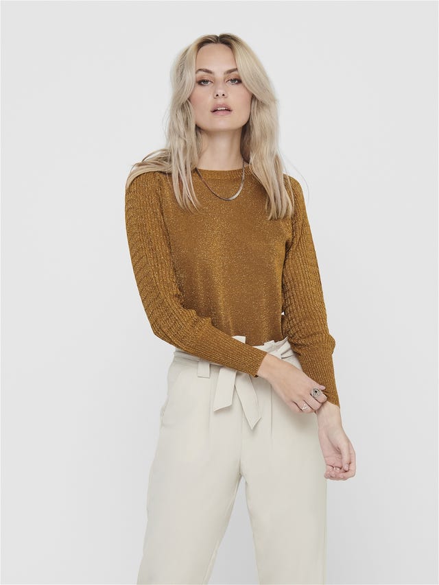 ONLY Rib Knitted Pullover - 15206747