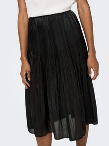ONLY Pleated Midi skirt -Black - 15206779