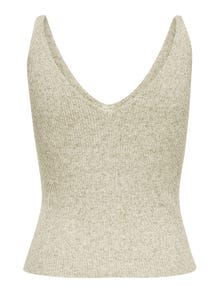 ONLY V-Hals Pullover -Pumice Stone - 15207059