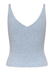 ONLY Sleeveless Knitted Top -Cashmere Blue - 15207059