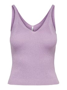 ONLY Sans manches Top en maille -Orchid Bloom - 15207059