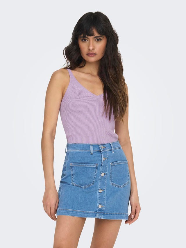 ONLY Sleeveless Knitted Top - 15207059