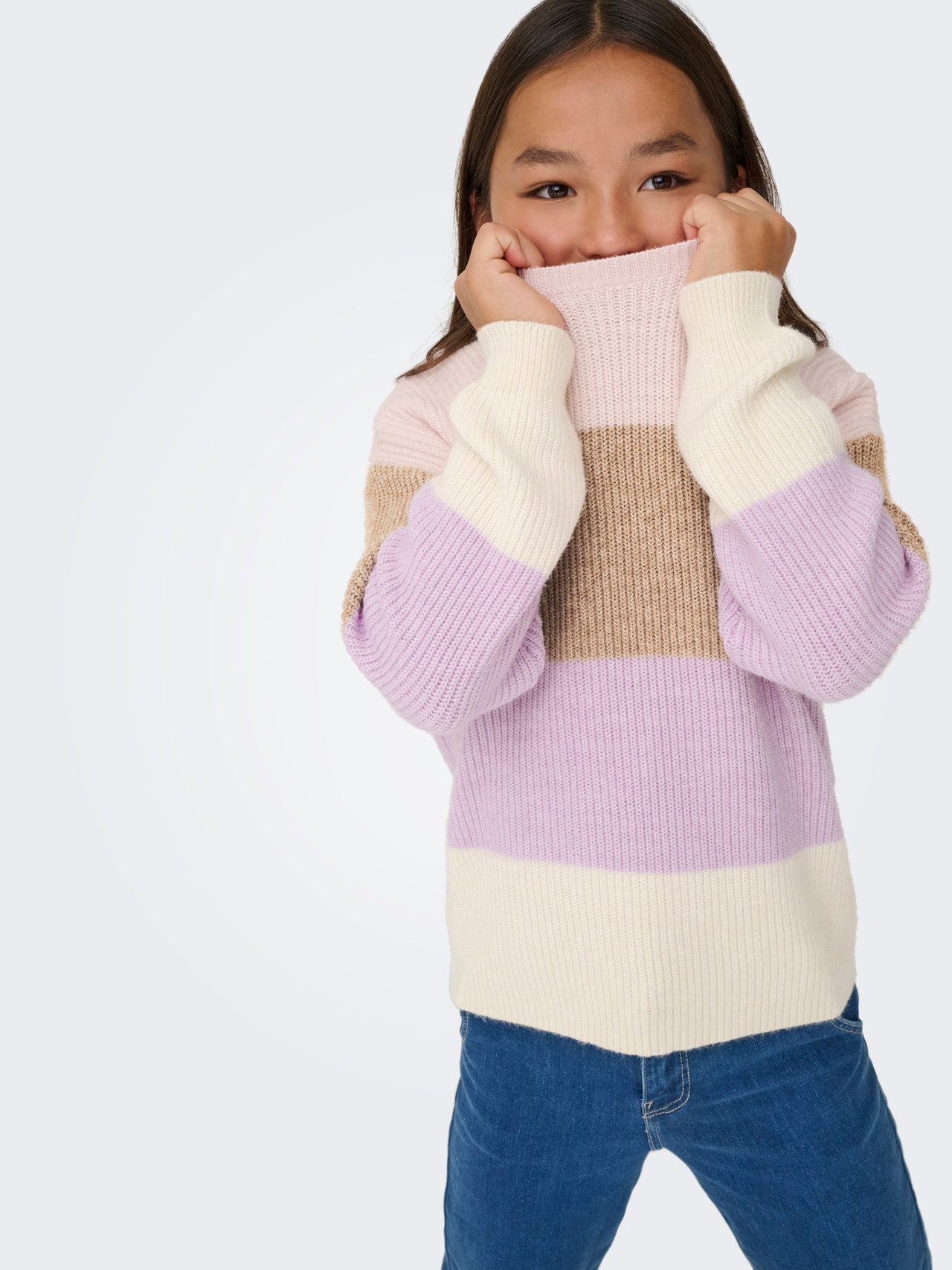 ONLY KOGSANDY Knitted pullover -Sepia Rose - 15207169