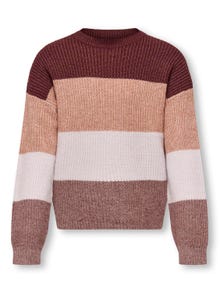 ONLY Pull-overs Regular Fit Col rond Poignets côtelés Épaules tombantes -Spiced Apple - 15207169
