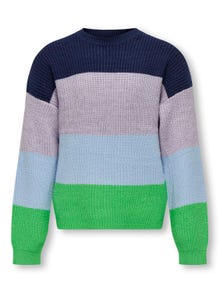 ONLY Pull-overs Regular Fit Col rond Poignets côtelés Épaules tombantes -Island Green - 15207169