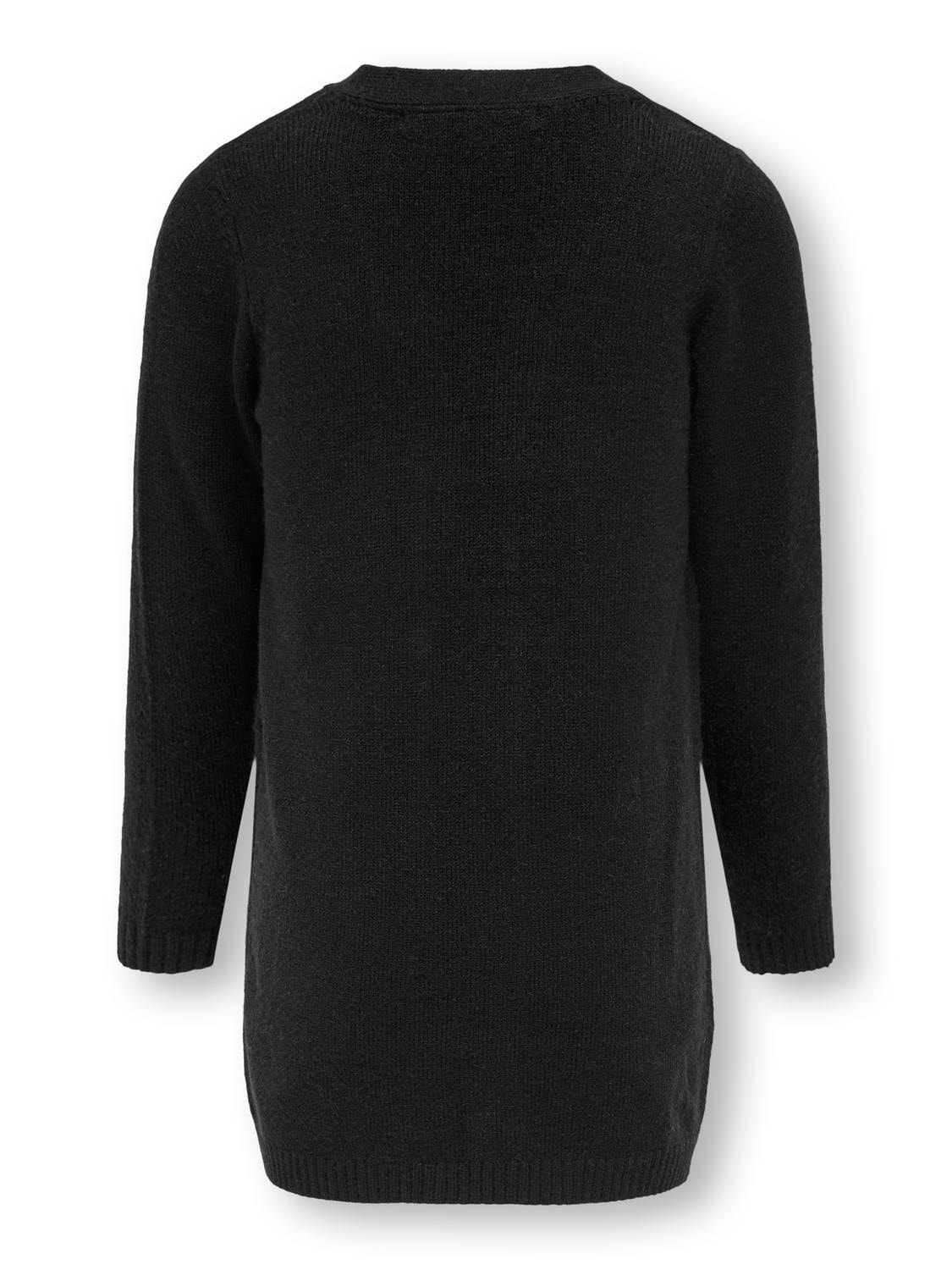 ONLY Standard Fit V-Neck Knit Cardigan -Black - 15207308