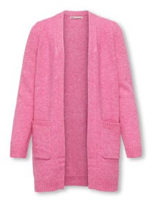 ONLY Open Knitted Cardigan -Carmine Rose - 15207308