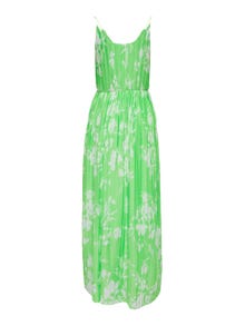 ONLY Regular Fit V-hals Smale stropper Lang kjole -Summer Green - 15207351