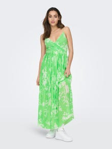 ONLY Regular fit v-neck maxi dress -Summer Green - 15207351