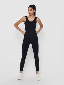 ONLY Leggings Tight Fit Taille haute -Black - 15207648
