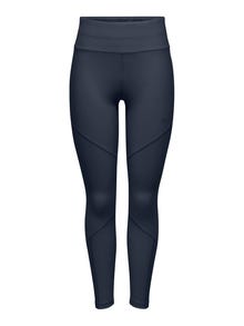 ONLY High waist Training Tights -Blue Nights - 15207648
