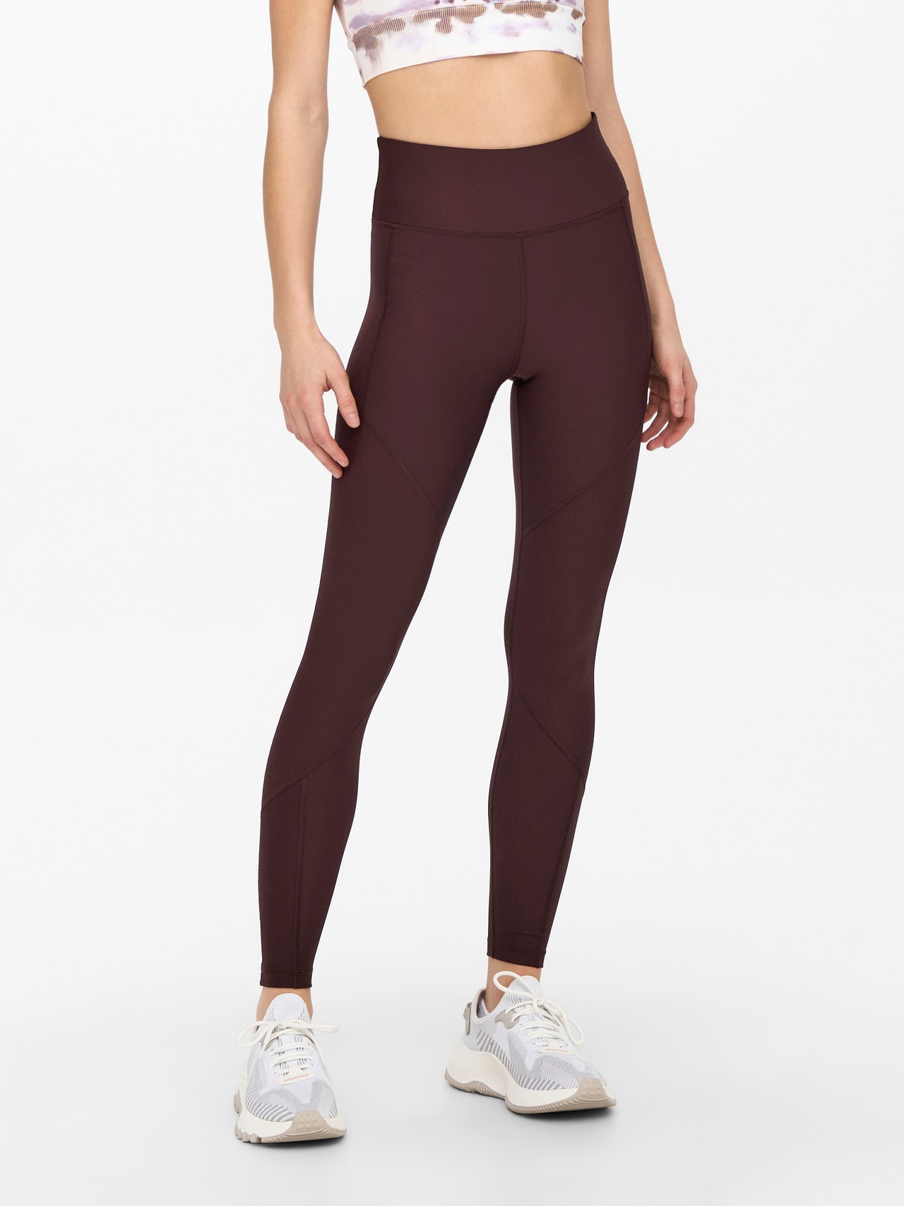 ONLY Tight Fit High waist Leggings -Fudge - 15207648