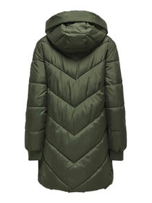 ONLY Long Puffer Jacket -Forest Night - 15207784