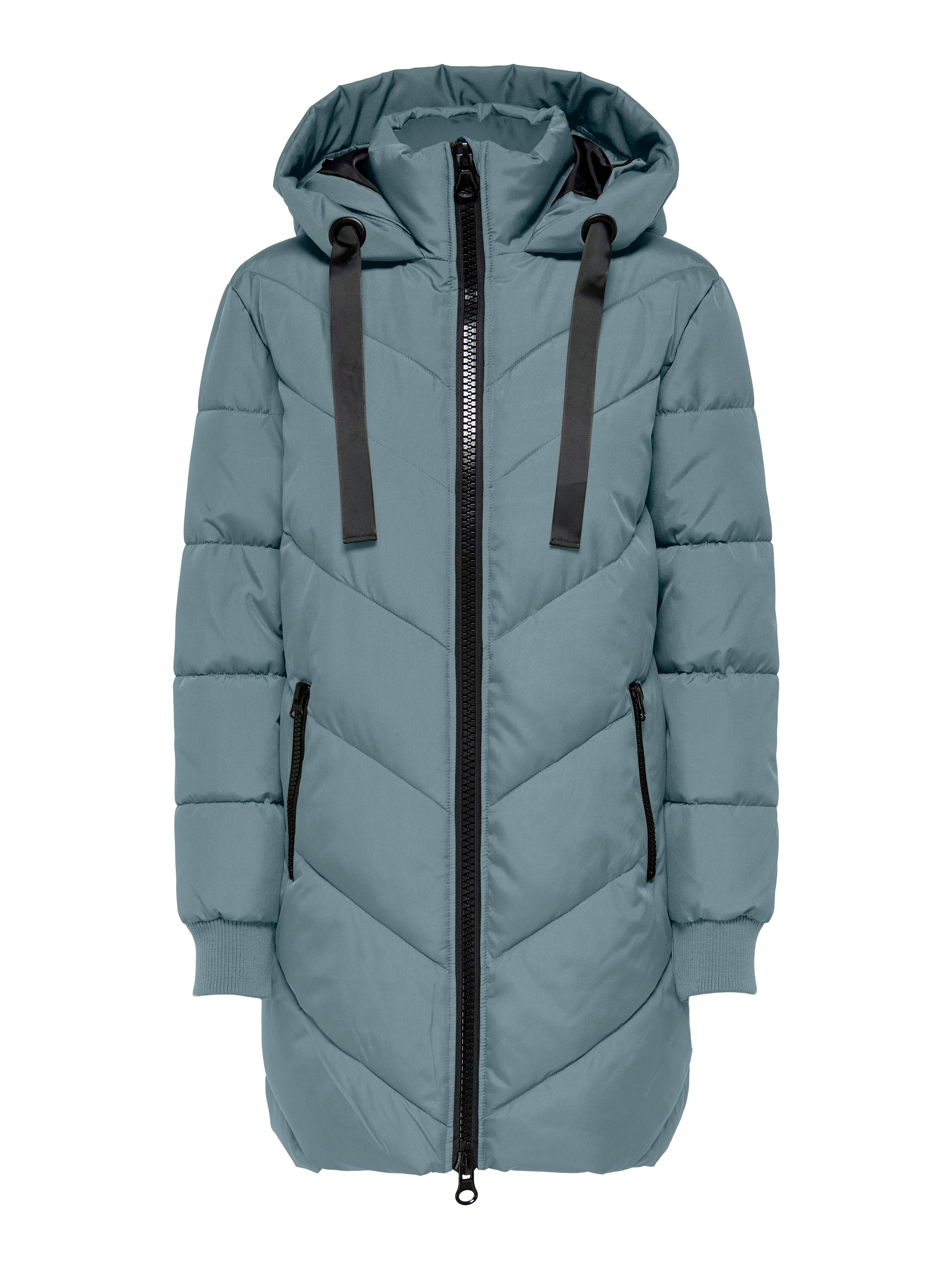 dark grey bubble coat