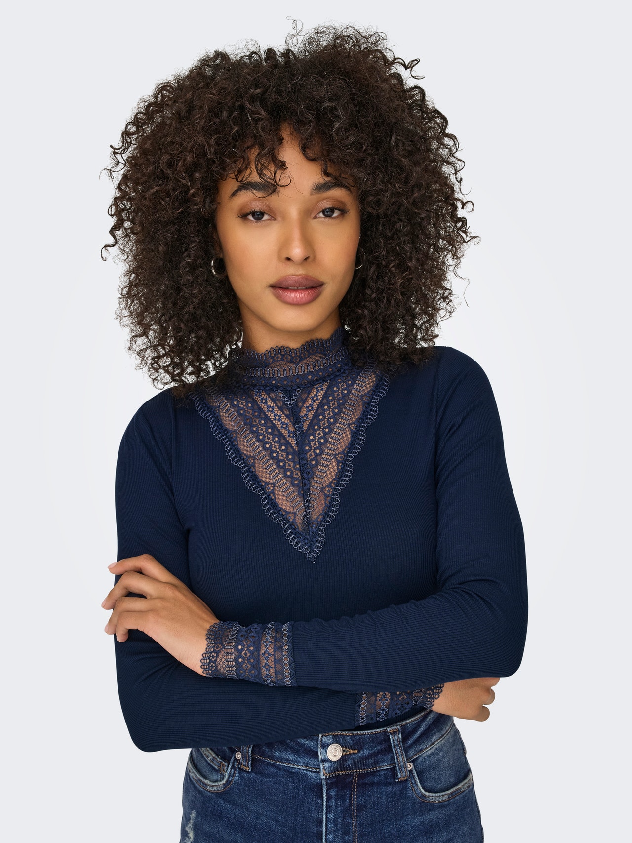 ONLY ONLTILDE Top -Navy Blazer - 15207788