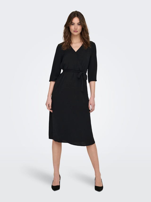 ONLY Wrap Midi dress - 15207813